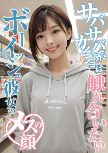 ボーイッシュ彼女、発情中【AI美女ライブラリー】-3