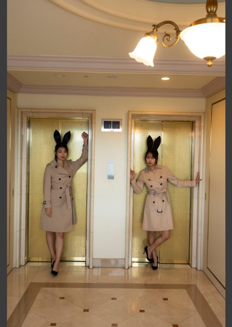 ときちゃん×田野憂 どエロいWバニー【前編】-2