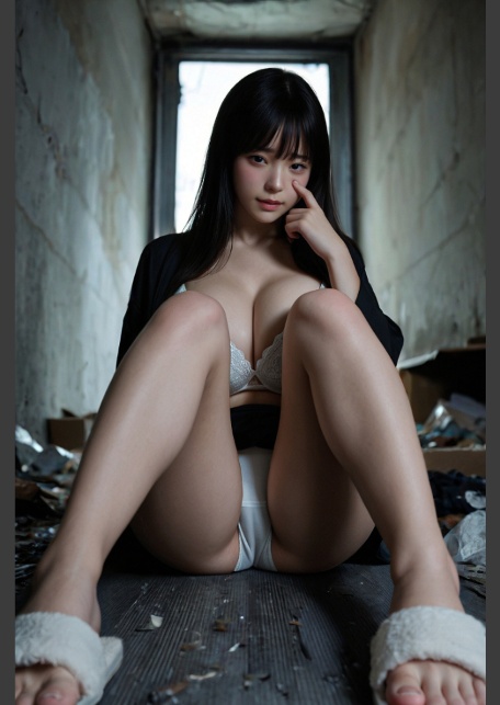 アンハッピーニューイヤー路上生活 幻想美女紀行 - AIアダルト写真集-4