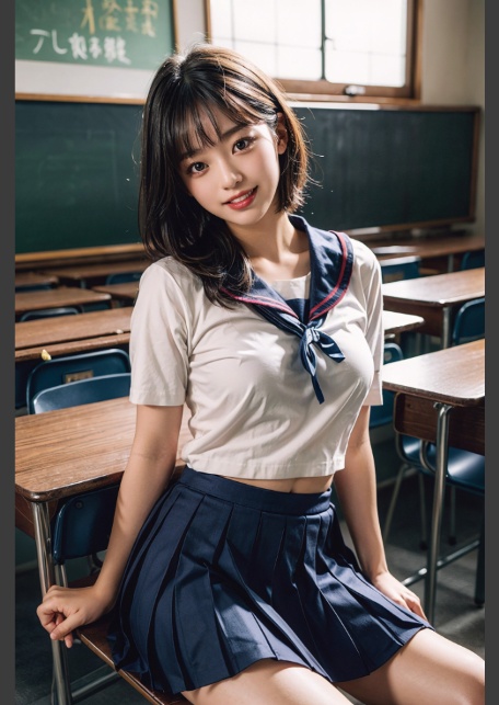 【累計10，000冊突破】AI MOMENT 総集編 ［ヌードside］ ＃001 「夏」「学校」「スポーツ」-8