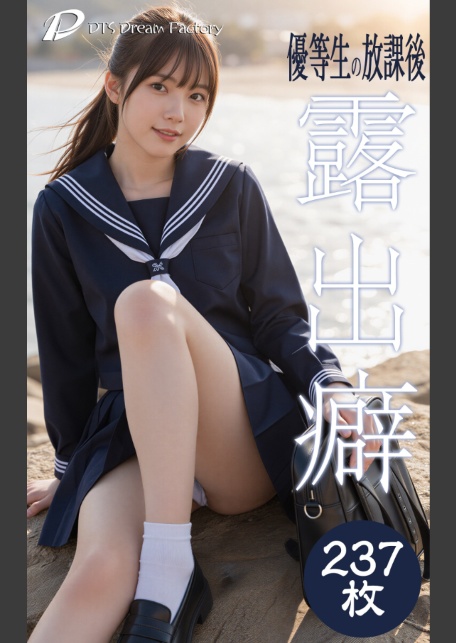 優等生の放課後露出癖-サンプル画像0